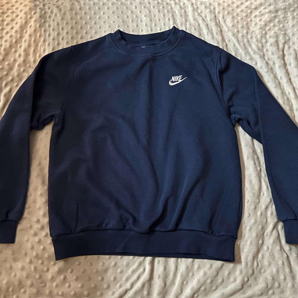 Nike Men's Deep Blue Crewneck Sweater